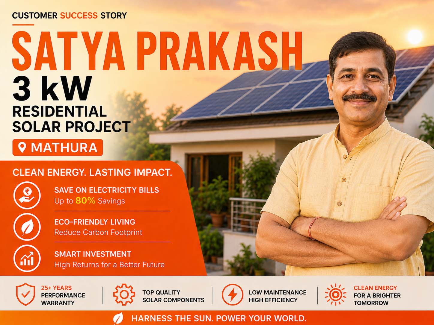 3kw solar plant