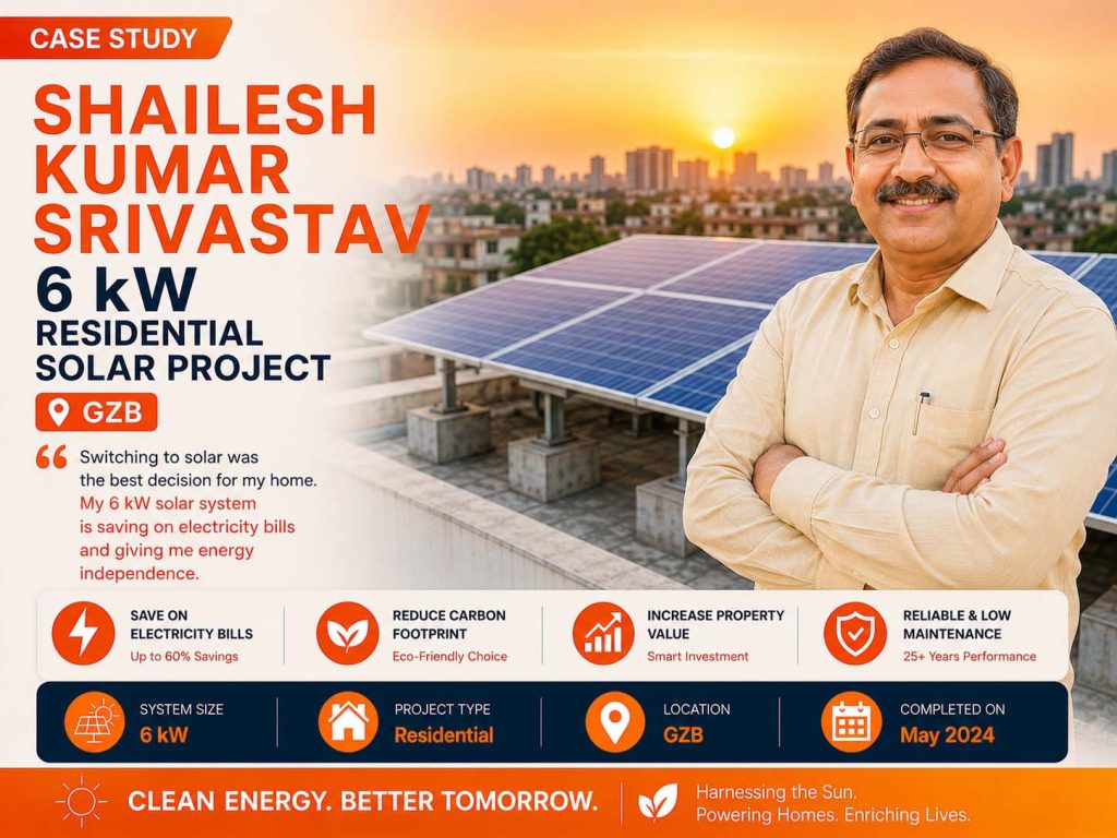 6 kW, Solar Plant