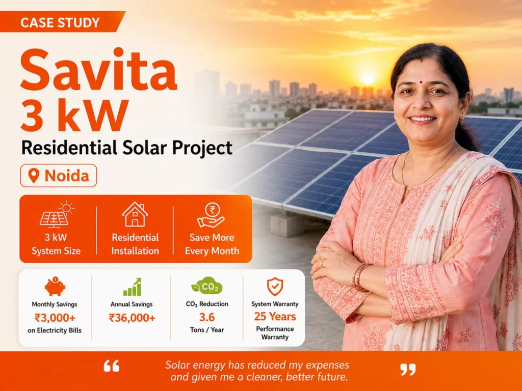 3 kW, Solar Plant