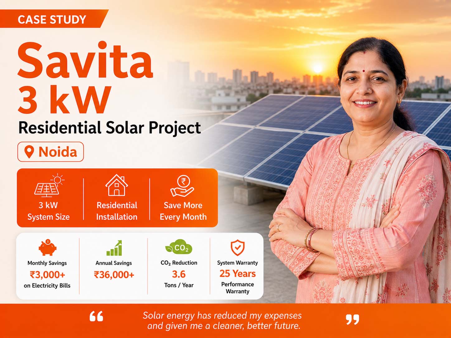 3kw solar plant