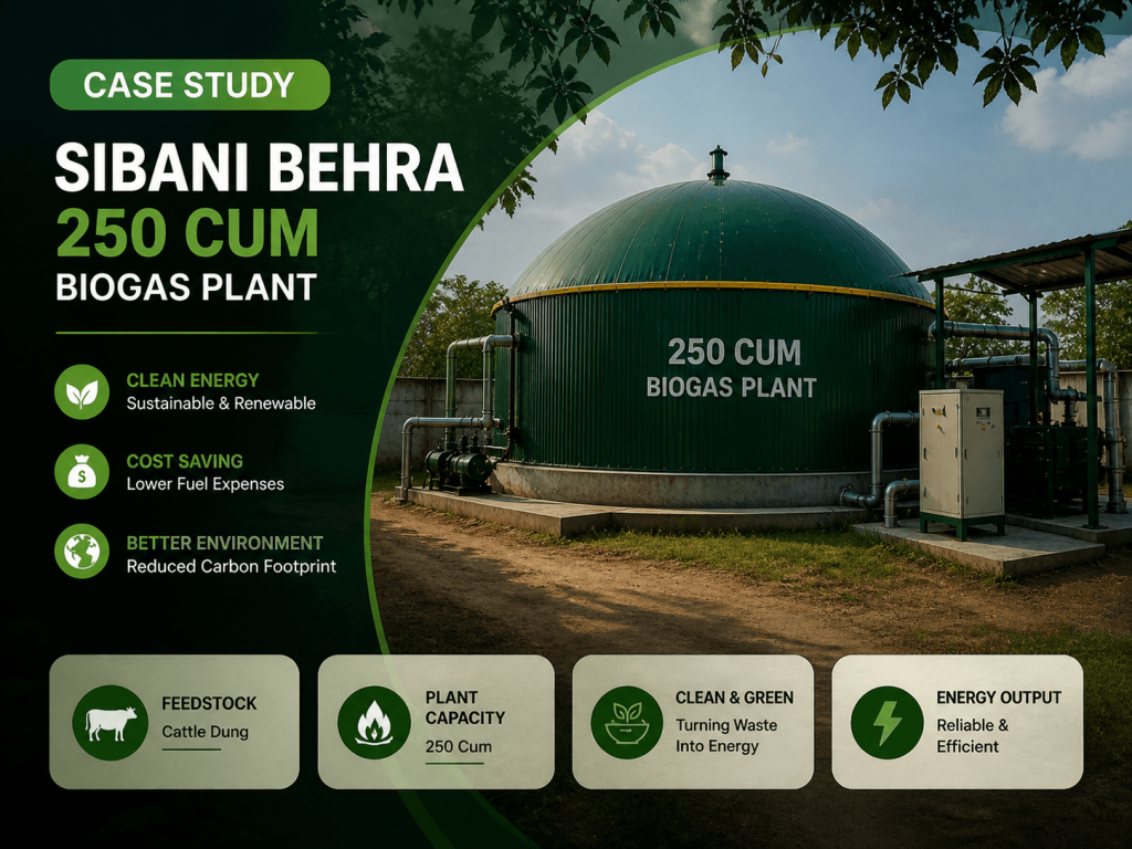 250 CUM Biogas Plant