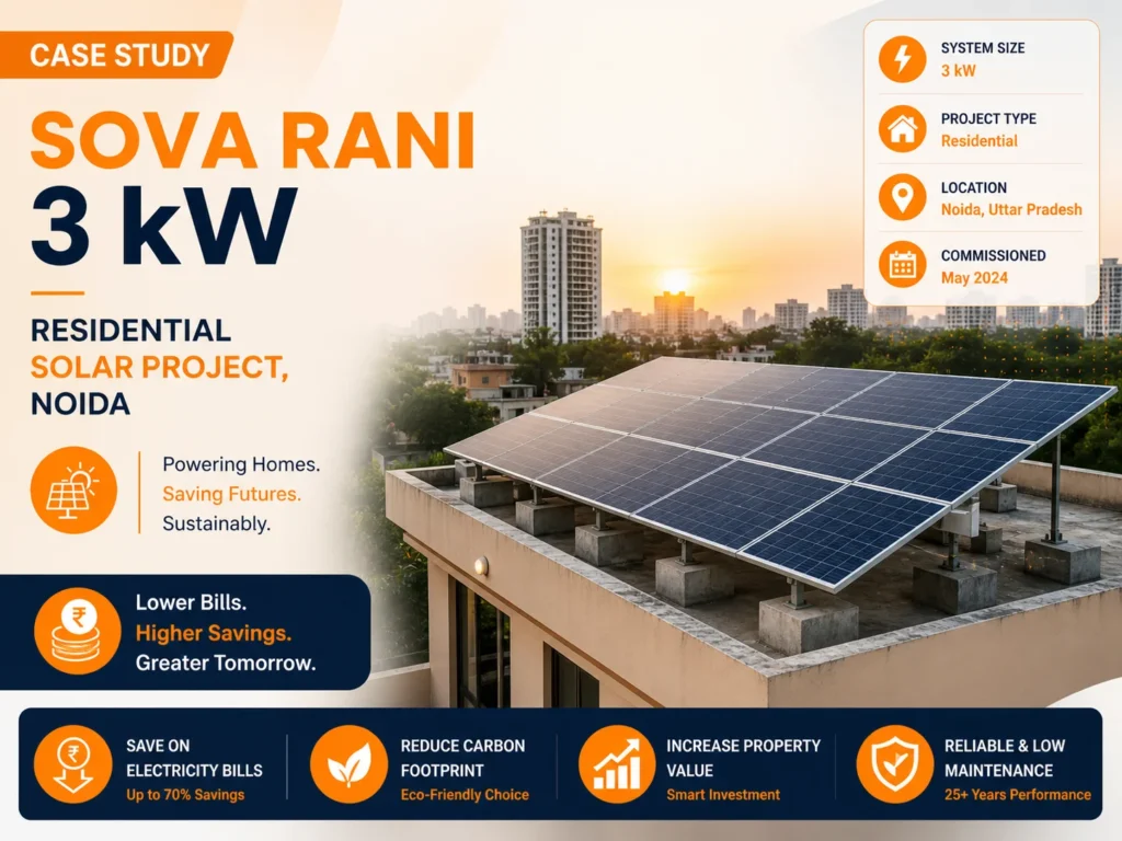 3 kW, Solar Plant