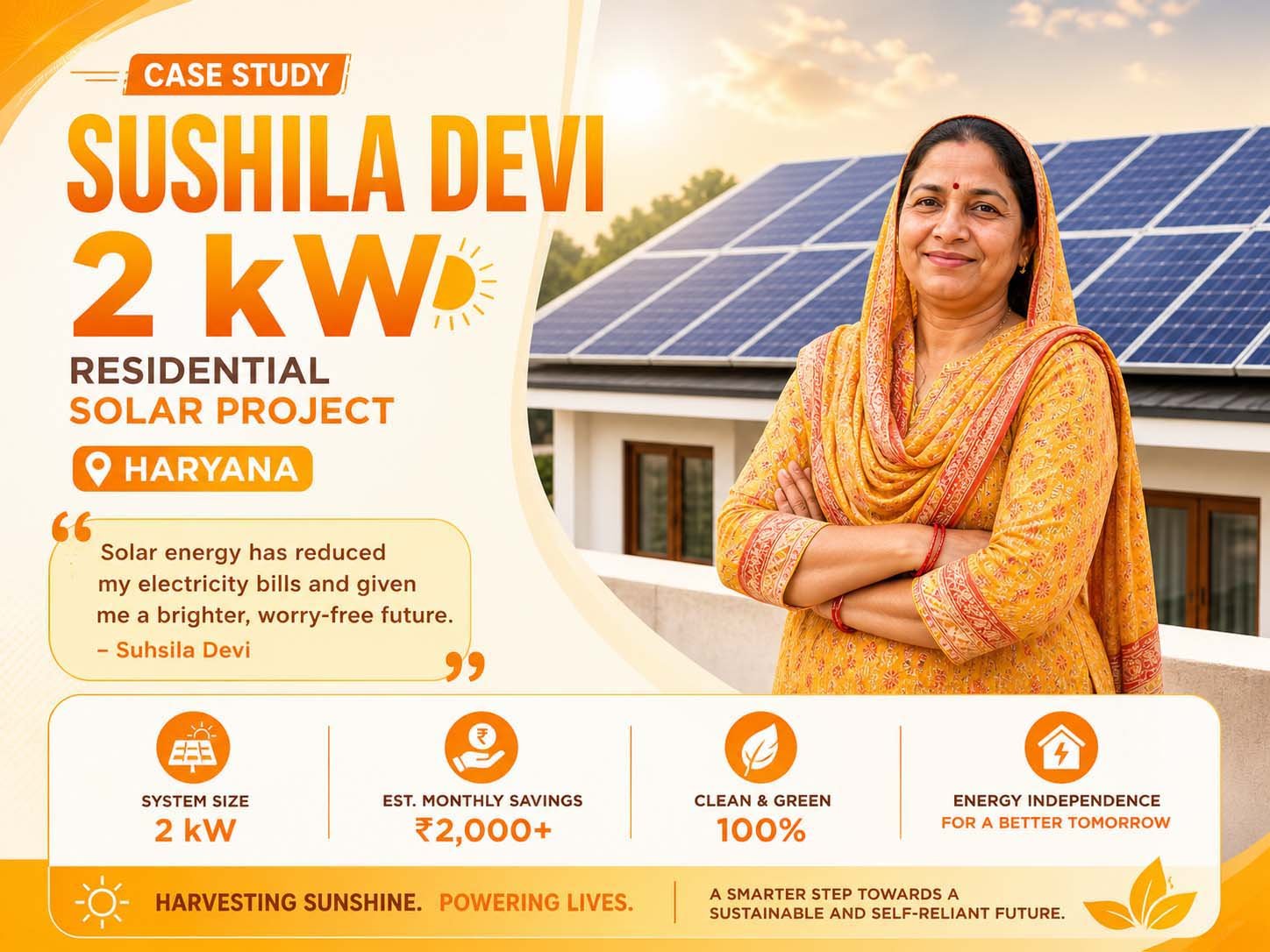 2 Kw Solar plant