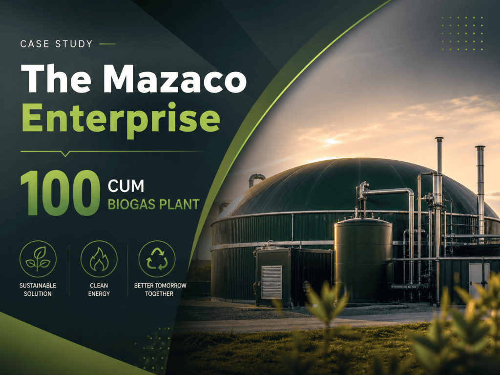 100 CUM Biogas Plant
