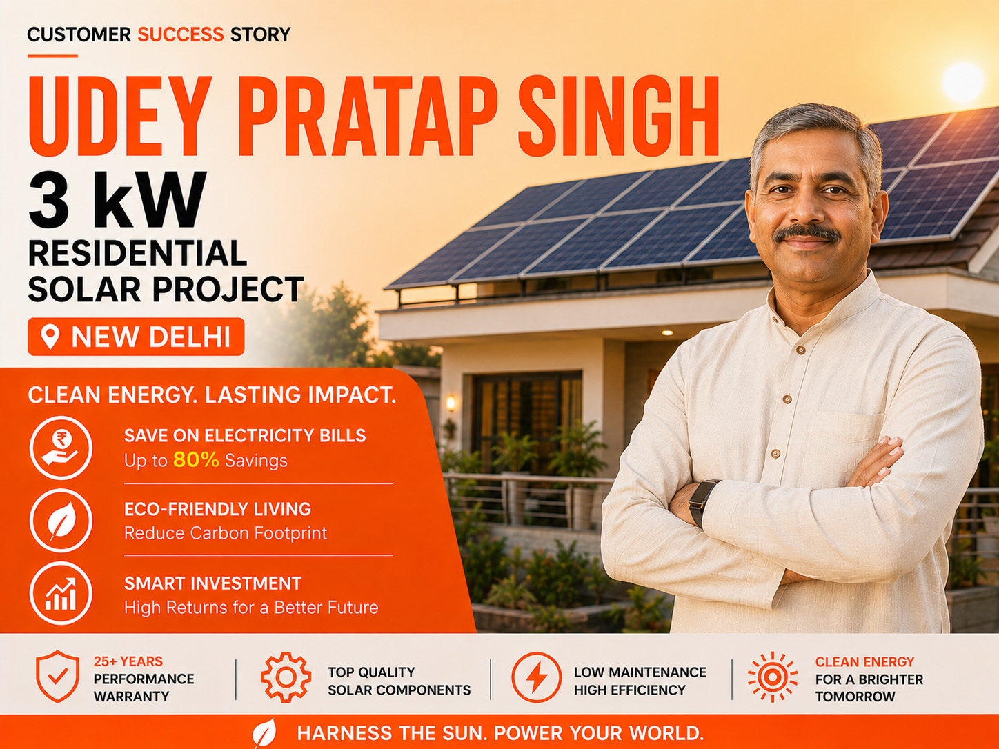 3kw solar plant