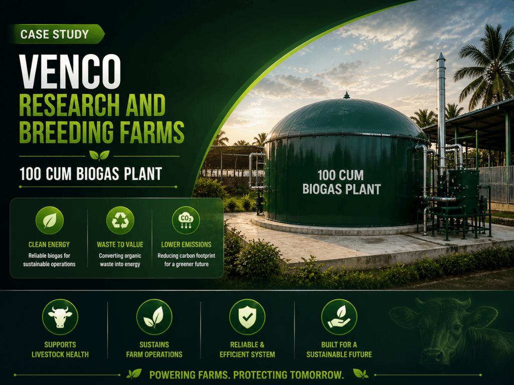100 CUM Biogas Plant