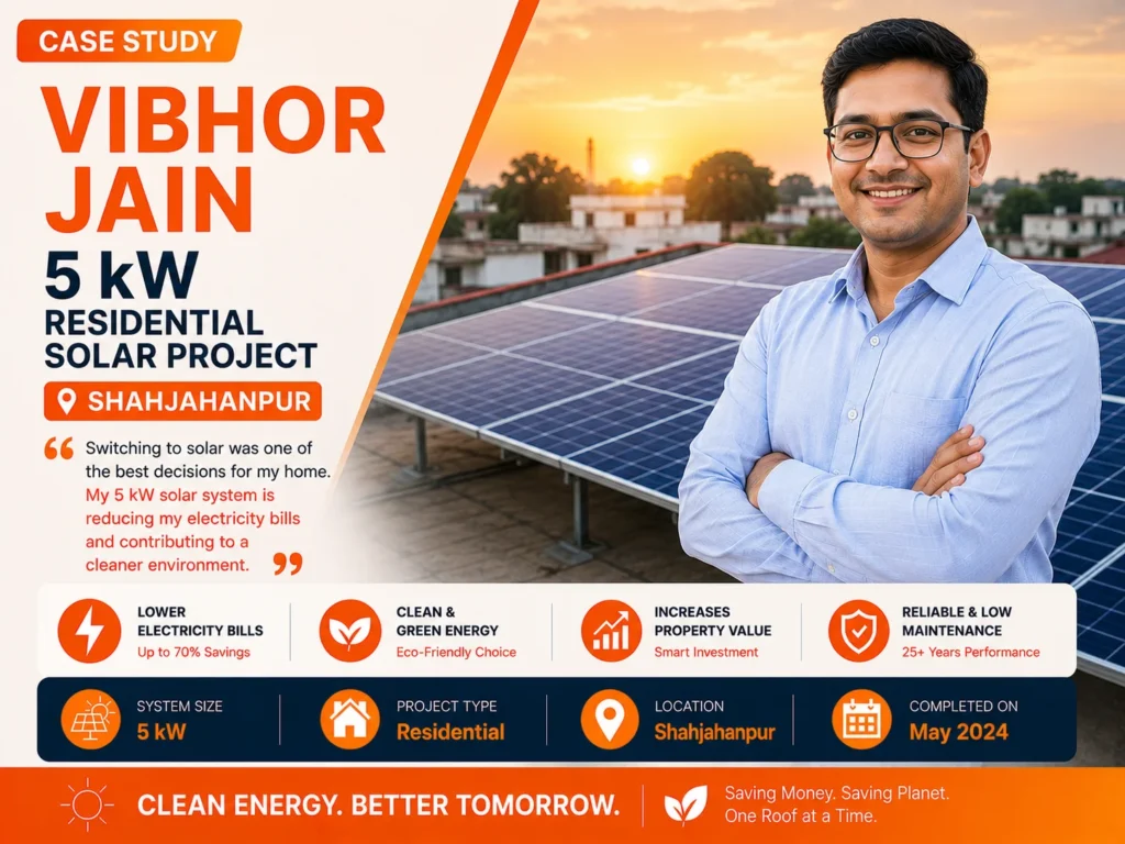 5 kW, Solar Plant
