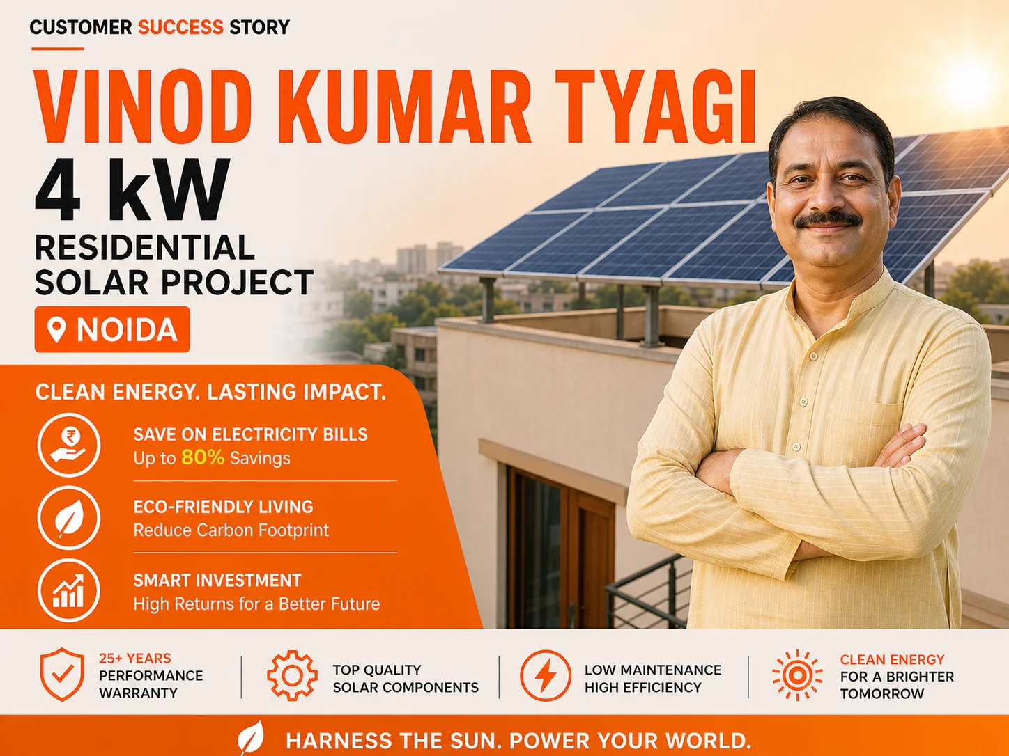 4 kW, Solar Plant