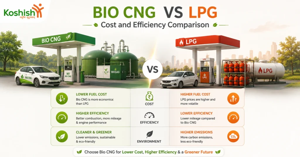 Bio-CNG vs LPG: Cost and Efficiency Comparison for Indian Consumers
