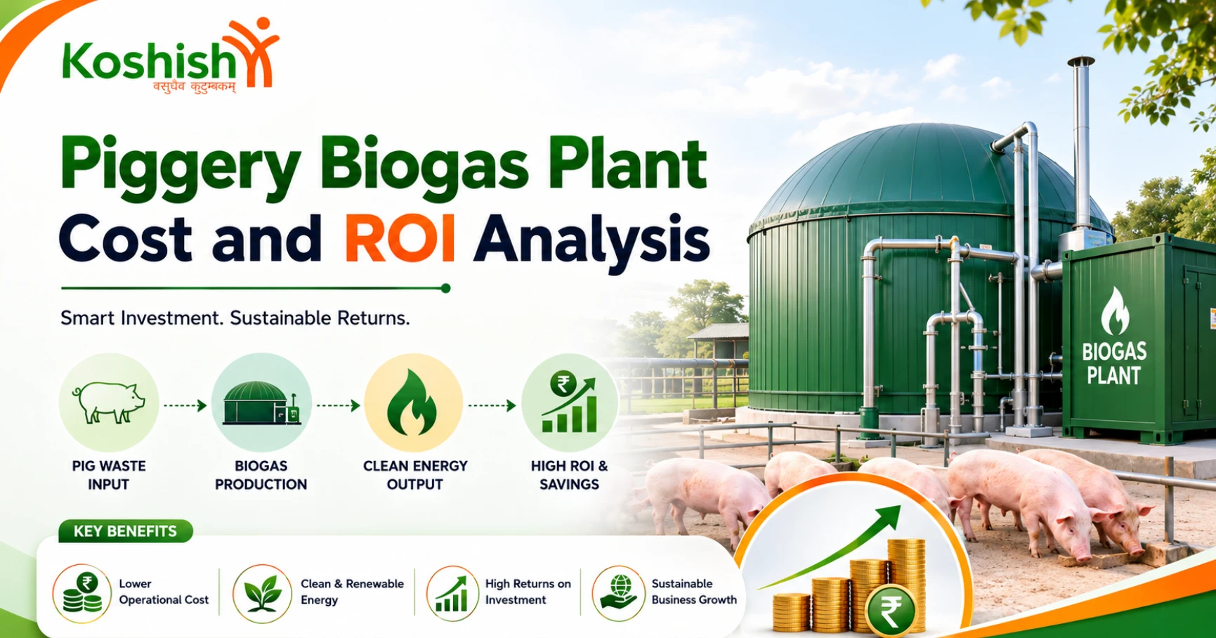 Piggery Biogas Plant Cost and ROI Analysis