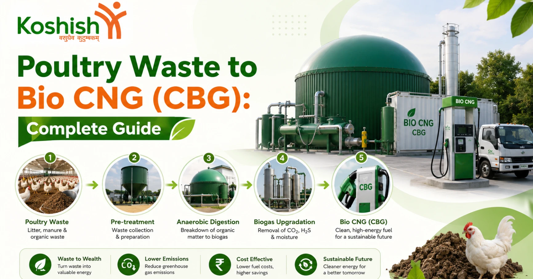 Poultry Waste to CBG: Complete Guide