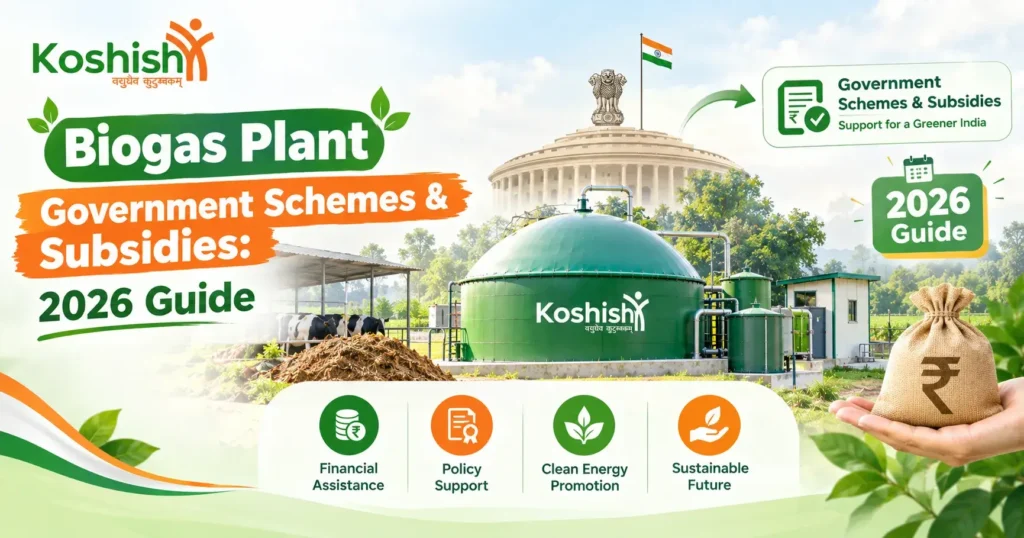 Biogas Plant Government Schemes & Subsidies: 2026 Guide