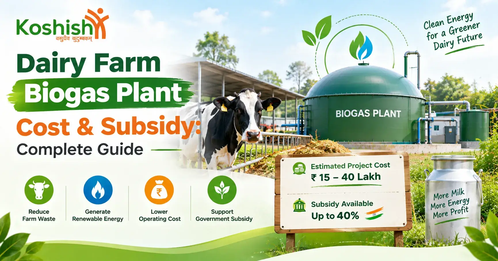 Dairy Farm Biogas Plant
