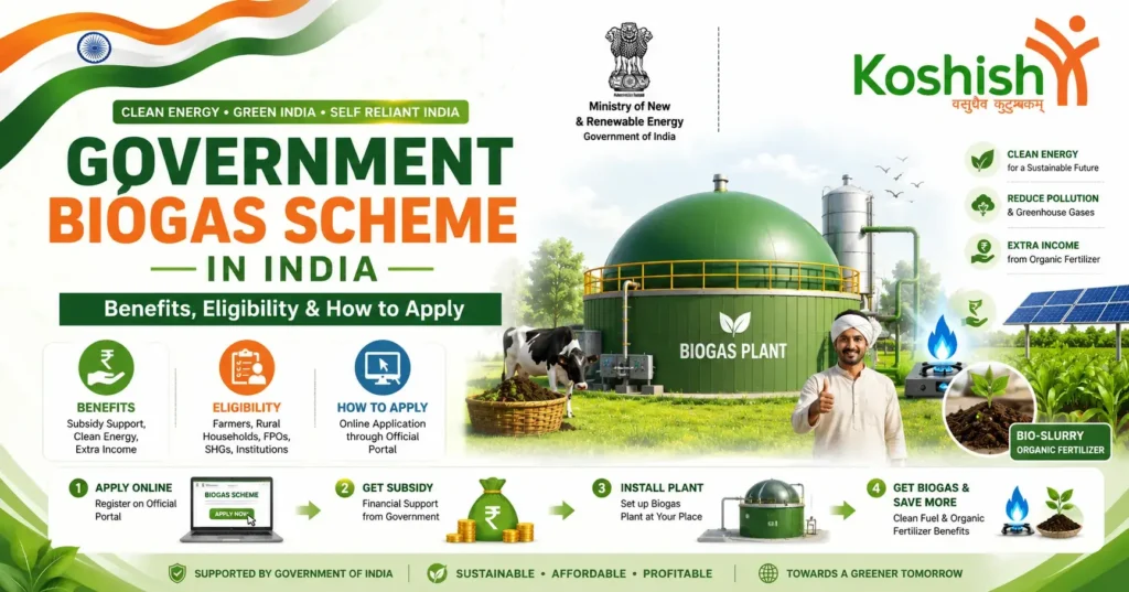 Government Biogas Scheme in India: Benefits, Eligibility & How to Apply