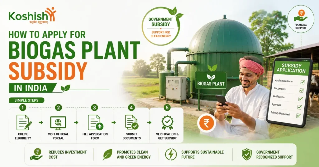 How to Apply for Biogas Plant Subsidy in India