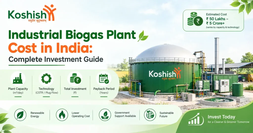 Industrial Biogas Plant Cost in India: Complete Investment Guide